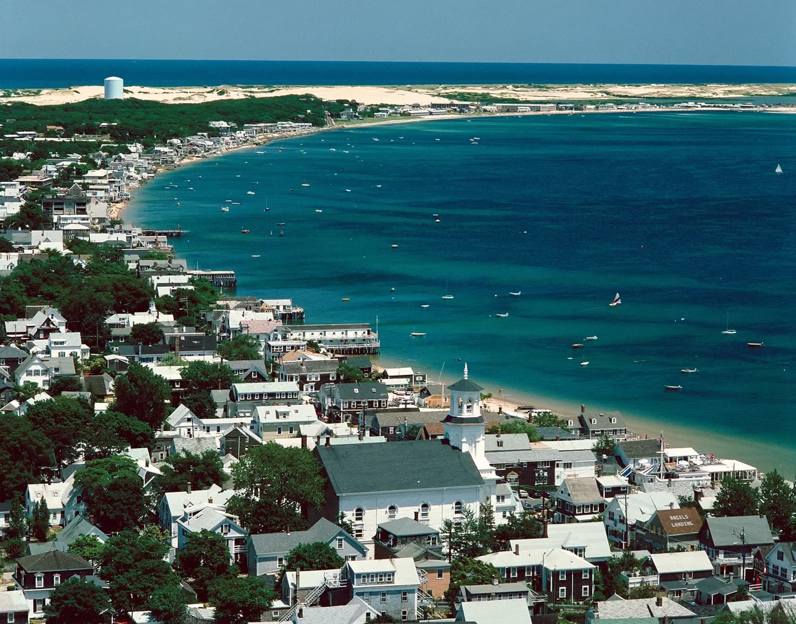 The taproom and beer garden at Cape Cod Beer in Hyannis