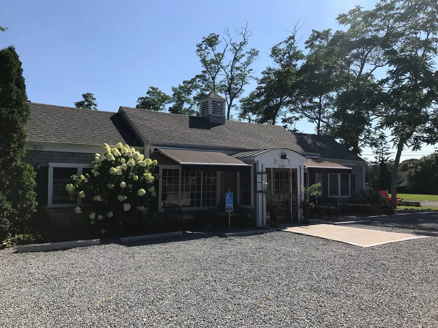 The dining room at Brewster Fish House