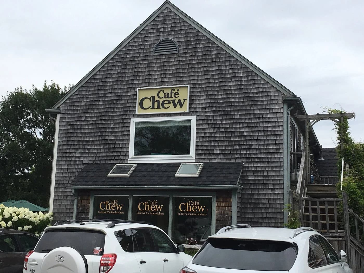 Sandwiches on the counter at Cafe Chew