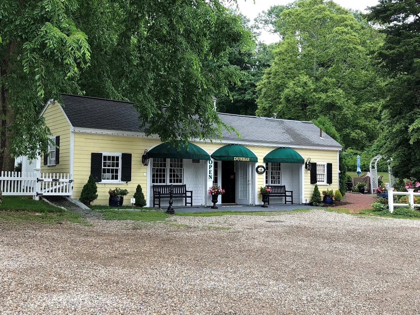 The historic Dunbar House Tea Room
