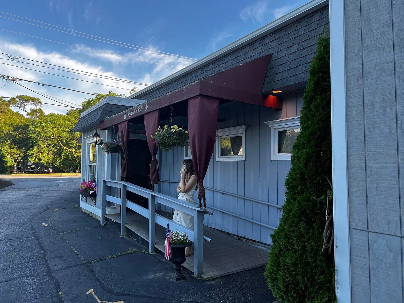 The cozy dining room at Gerardi’s Cafe