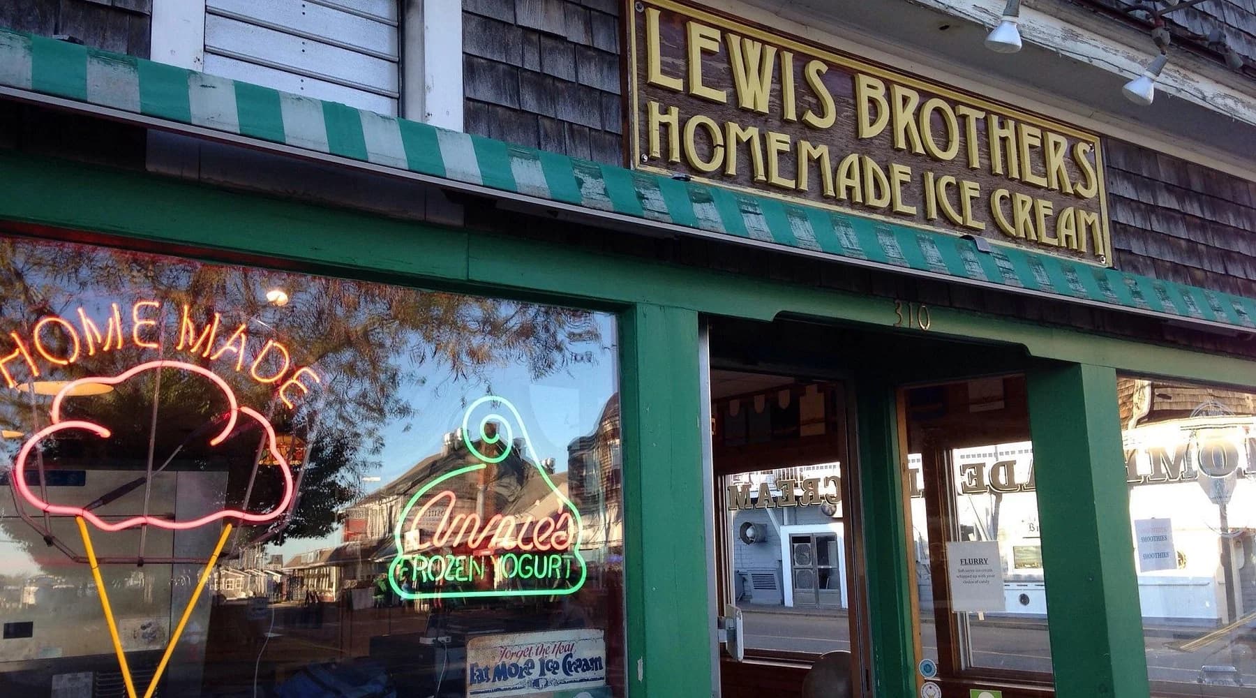 Ice cream cones at Lewis Brothers Ice Cream