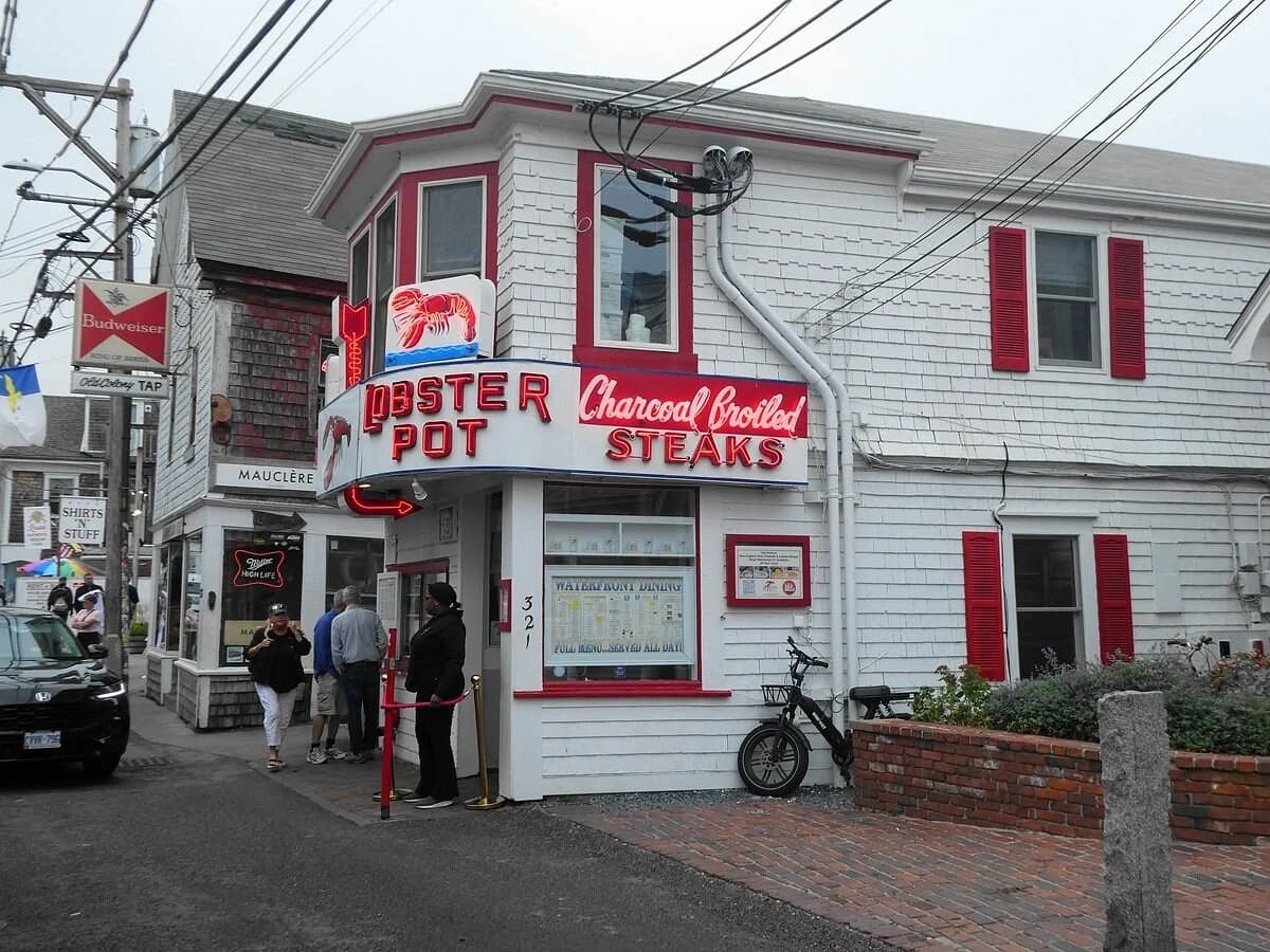 The Lobster Pot restaurant sign in Provincetown