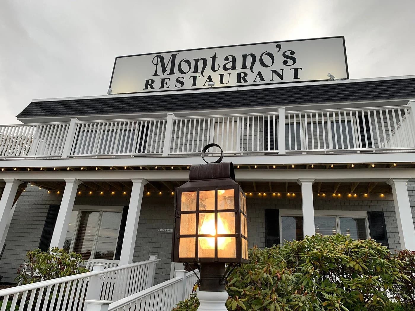 Exterior of Montano's Restaurant