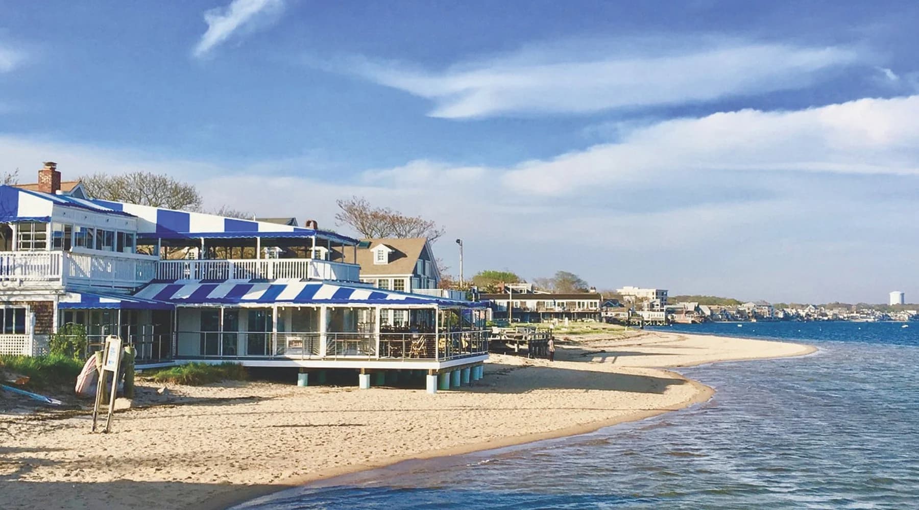 Waterfront dining at Pepe’s Wharf