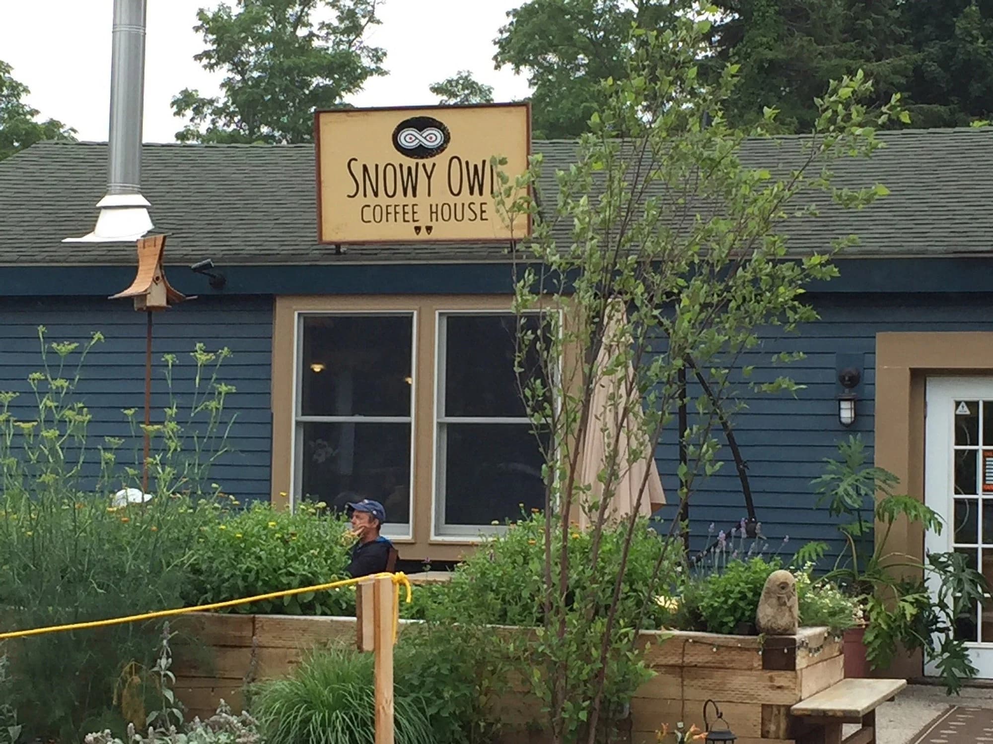 The roaster bar at Snowy Owl Coffee
