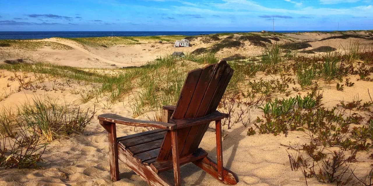 Open dune landscape under wide skies in Provincetown